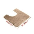 thumbnail image 3 of U-Shaped Anti-Slip Toilet Mat & Bathroom Rug Set - Thickened Absorbent Waterproof Floor Mats for Home, 3 of 4