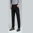 thumbnail image 2 of Pantalon Coupe Ajustée Kaki Extensible pour Hommes, 2 of 6