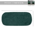 thumbnail image 2 of HOME WEAVERS Waterford Collection Cotton Toilet Tank Cover, 10" x 22", Bottle Green, 2 of 9