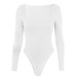 thumbnail image 3 of Kcodviy Combinaison à Manches Longues Col Bas pour Femmes Combinaison Justaucorps Combinaison Shorts Combinaison pour Femmes Combinaison Léopard Justaucorps Worksuit, 3 of 5