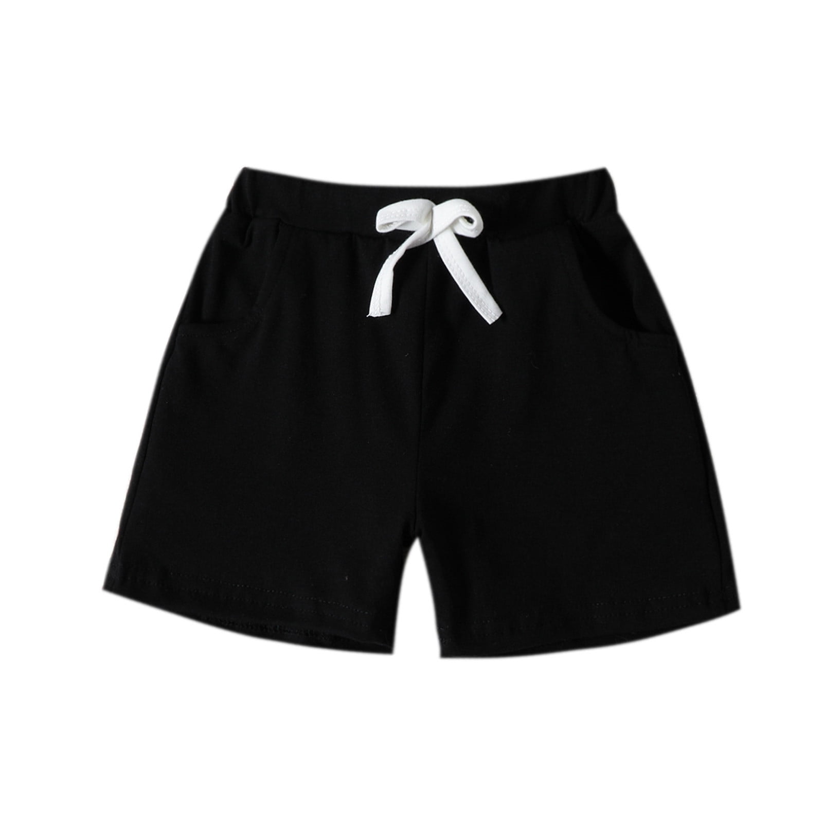 Toddler Boys Summer Shorts Girls Solid Sport Shorts Kids Beach Shorts ...