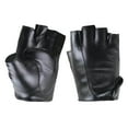 thumbnail image 4 of serony Gants en Cuir PU Antichoc Demi-Doigts pour Hommes Cyclisme Extérieur, 4 of 9