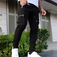 thumbnail image 5 of Pantalones Cargo informales para hombre, ropa de calle de Hip Hop, Joggers a la moda, pantalones de chándal con múltiples bolsillos, 2023, 5 of 5