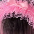 thumbnail image 6 of JZROCKER Versatiles Lace Bows Hair Band Stylish Butterfly Embellished Women Headpiece Suitable for Multiple Occasion, 6 of 13
