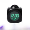 thumbnail image 2 of Reloj con proyección de tiempo en inglés, función de reloj, despertador creativo para dormitorio, reloj electrónico con personalidad, 2 of 5