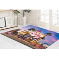thumbnail image 5 of Classic Rugs, Entryway Rugs, Gift For Him Rugs, Las Vegas Rug, View Rug, Las Vegas View Rug, Landscape Rug, Housewarming Gift Rug, Large Rug, 3.3'x6.5' - 100x200 cm, 5 of 8