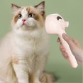 thumbnail image 4 of Long Handle Pet Grooming Brush for Shedding and Fur Removal - Self Cleaning Tool for Cats and Dogs, 4 of 5