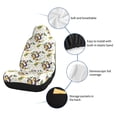 thumbnail image 6 of Xecao Snake And Moon for Automotive Seat Covers for Cars Trucks and SUVs – Gray Car Seat Covers for Front Seats, Truck Seat Protectors-1, 6 of 9