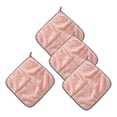thumbnail image 2 of DOLITY 4Pcs Household Cleaning Cloths Hand Towel Multifunctional Dishtowels for Apricot, 2 of 9