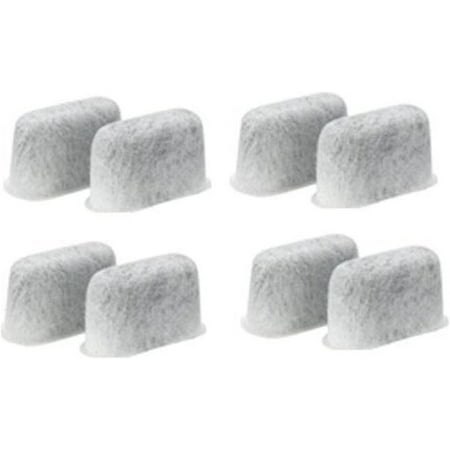 

8 pcs Replacement Activated Carbon Filter package of white Charcoal water Filter for Cuisinart coffee machines.