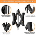thumbnail image 7 of OULEME RV Tire Stabilizer, X-Shaped Wheel Chock for Dual Axle Travel Trailer Camper, Anti-Move Tandem Wheel Wedge, 2 Pack, 7 of 7