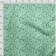 thumbnail image 4 of oneOone Georgette Viscose Pear Green Fabric Leaf With Chevron Craft Projects Decor Fabric Printed By The Yard 42 Inch Wide, 4 of 5