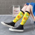 thumbnail image 3 of Lsque Sunflowers2 Printed Crew Socks Men's Women's LightWeight Thin Casual Calf Socks ,Knee High Socks,Cotton Socks, 3 of 9