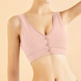 thumbnail image 3 of MZXELPRJD Sports Bras for Women Unrestrained interpretation 3D Support Structure Comfortable Package Double Gather Anti Sagging Bra Plus Size Sports Bra Pink, 3 of 4