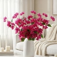 thumbnail image 5 of Japceit Artificial Bougainvillea Flower Arrangement Silk Faux Floral Hanging Bush for Wedding Ceiling Living Room Outdoor Home Decor, 5 of 6