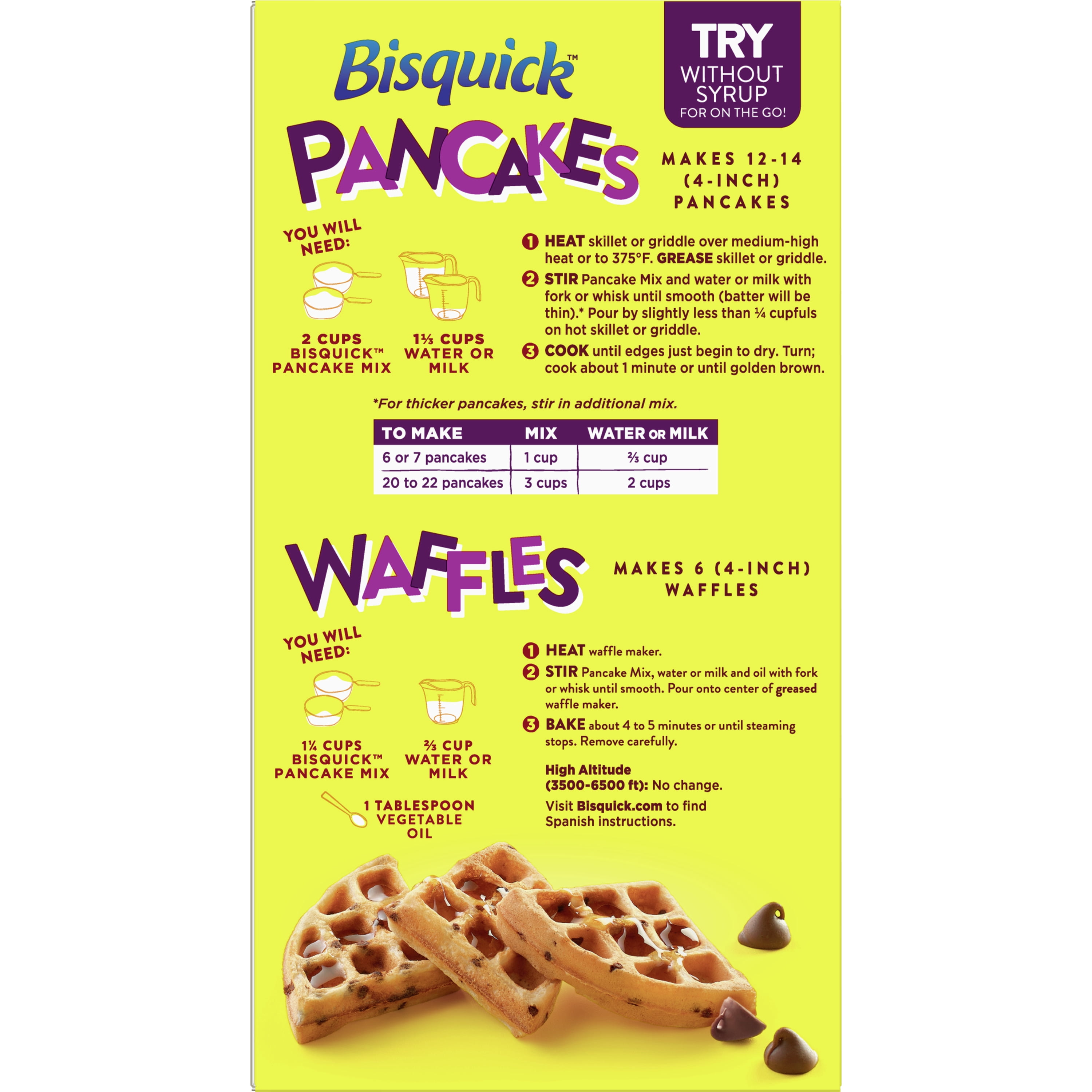 Betty Crocker Bisquick Flavor Burstin' Chocolate Chip Pancake Mix, 20 oz.