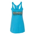 thumbnail image 2 of Wild Bobby Godfidence- Knowing I Can't But He Can Blue and Brown Cheetah Print Inspirational/Christian Women Tri-Blend Racerback Tank Top, Vintage Turquoise, X-Large, 2 of 6