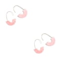 thumbnail image 1 of sweethay 1 par de pendientes bohemios estilo Vintage acrílico estampado de leopardo gotas para las orejas colgante para la oreja suministros para fiestas Rosa 2piezas sweethay CBP200603, 1 of 5