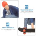 thumbnail image 2 of Skateboarding People Figure Mini Skateboarding Model for Decoration, 2 of 4