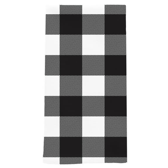 Briarwood Lane Black and White Check Cotton Hand Towel