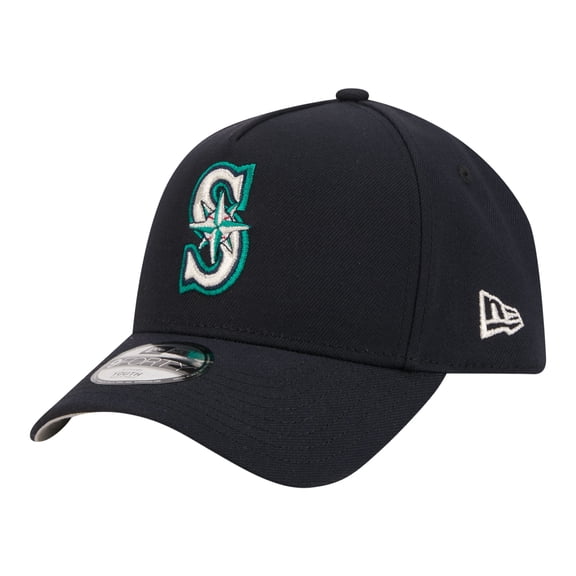 Youth New Era Navy Seattle Mariners 9FORTY A-Frame Adjustable Hat