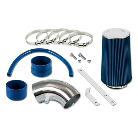 RL Concepts Blue Short Ram Air Intake Kit + Filter For 10-12 Hyundai Genesis Coupe 3.8 (Best Intake For Genesis Coupe 3.8)