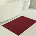 thumbnail image 5 of American Soft Linen, Slip Reducer Bath Rug, 100% Cotton 20x34 inches, Soft Absorbent Bath Mat Rugs, Bordeaux, 5 of 7