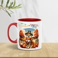 thumbnail image 3 of Thanksgiving Chihuahua Pilgrim Grateful, Thankful, Blessed Fall Welcome 11oz Accent Two-tone Mug Dog Lover Gifts Idea Coffee Tea Cup - 00021, 3 of 5