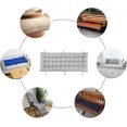 thumbnail image 5 of Rectangular Cotton Cushion For 2 Or 3 Seater Garden Bench, 8 Cm Thick, Gray, 110 X 40 Cm, 5 of 5