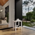 thumbnail image 2 of Wildridge Classic Side Table, White - Outdoor Weather Resistant Recycled Plastic Furniture for Patio, 2 of 4