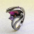 thumbnail image 6 of Apmemiss Mothers Day Gifts for Mom Clearance Sales Vintage Purple Zircon Crystal Color Women's Wedding Engagement Jewelry Closeouts Clearance, 6 of 7