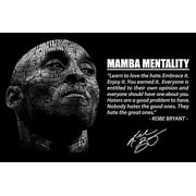Kobe Bryant Posters 11" x 17" Mamba Mentality Poster Basketball Poster