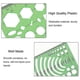 thumbnail image 5 of Geometric Drawings Templates, Drafting Stencils Measuring Tools, Plastic Clear Green Ruler Shapes For Architecture, Office, Studying, Designing And Bu, 5 of 5