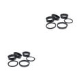 thumbnail image 1 of Advancent CANSUCC Paquete de 6 bicicletas de montaña de aleación Arandela de auriculares Portátil Profesional Ciclos al aire libre Espaciador Negro 2Conjunto, 1 of 6