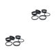 thumbnail image 1 of Wosthever CANSUCC Paquete de 6 bicicletas de montaña de aleación Arandela de auriculares Portátil Profesional Ciclos al aire libre Espaciador Negro 2Conjunto, 1 of 6