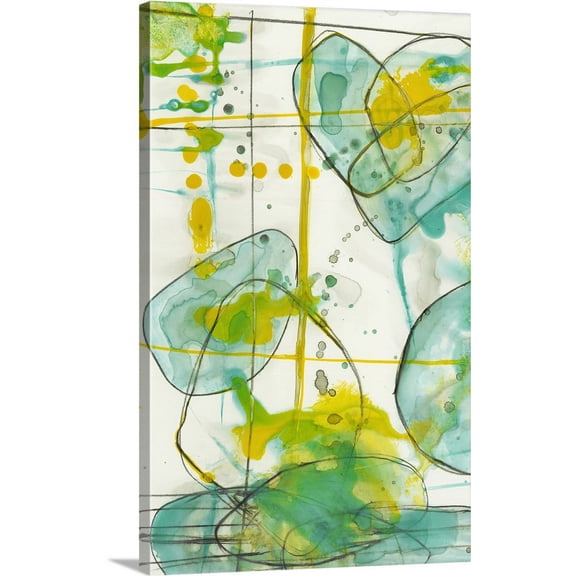 Great BIG Canvas | "Splish Splash I" Canvas Wall Art - 16x24