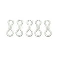 thumbnail image 1 of Mosiee Heavy Duty Fishing Sinkers Jigs Lure Wire Eyelets Splay Rings 100Pcs/Set, 1 of 8