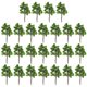 thumbnail image 1 of 25pcs Green Mini Tree Set Scenery Landscape Model Trees, 1 of 4