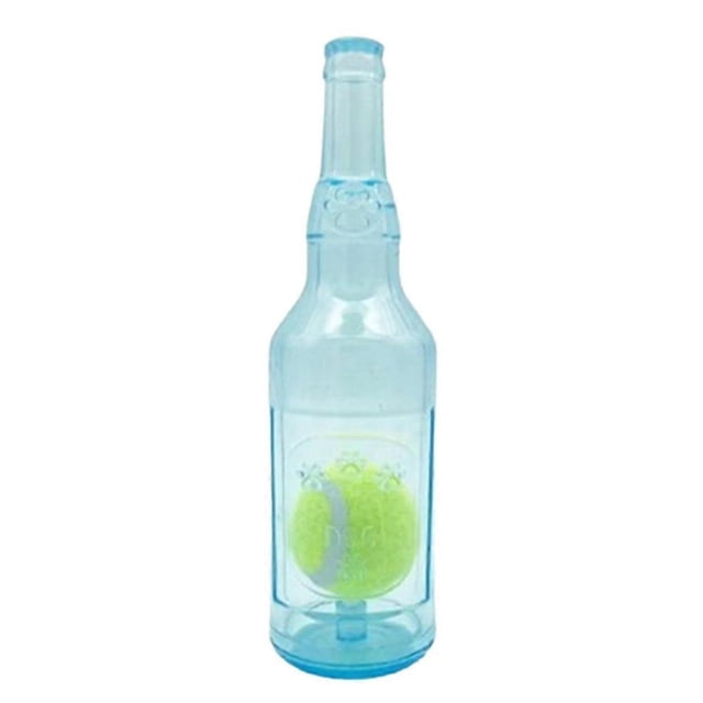Dog Toy Water Bottle Cruncher Chew Bottle Toys for Dogs Plastic Water Bottle Chew Toys for Dogs with Ball