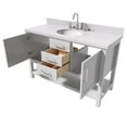 thumbnail image 3 of Ariel R055SWQOVOWHT Bayhill 54" Free Standing Single Basin Vanity Set - White, 3 of 7