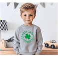 thumbnail image 3 of Bump and Beyond Designs Kids St. Patrick's Day Shirt, Loved Lucky Blessed Sweatshirt (Heather Grey 7), 3 of 5