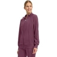 thumbnail image 5 of Infinity Cherokee Zip Front Scrub Jackets for Women, 4-Way Stretch Fabric, 2391A, 5 of 9