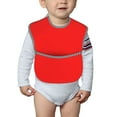 thumbnail image 6 of Susaid Red Print Bibs for Babies Toddlers Adjustable Waterproof Free Soft Durable Bibs for eating with Large Pocket Food Catcher, 6 of 8