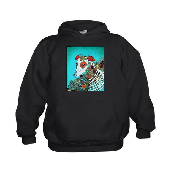 CafePress - Dia Los Muertos, Day Of The Dead Dog - Kids Hooded Sweatshirt, Classic Hoodie