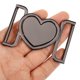 thumbnail image 5 of unbranded Metálica Corazón Café Para Cinturón Y Decorativo De Ropa, 5 of 8