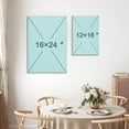 thumbnail image 7 of Boho Flower Canvas Wall Art Abstract Floral Pictures Prints Set of 3 Minimalist Botanical Painting Poster Flower Market Aesthetic Wall Decor for Living room Bedroom 12"x16" Framed, 7 of 7