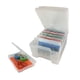 thumbnail image 1 of Juego de organizador de fotografías y manualidades, caja grande con 6 cajas de almacenamiento de plástico en el interior, transparente, 1 of 5