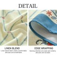 thumbnail image 4 of Mantel ISAENNE Designer de lino con estampado floral, 170 cm, color verde claro, 4 of 8