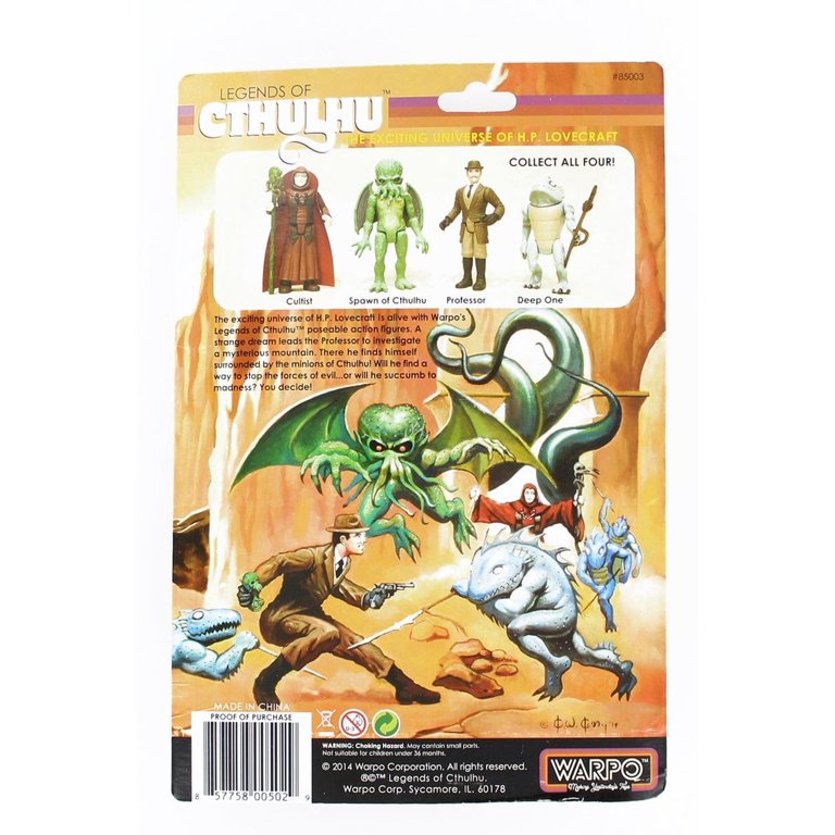 Legends of Cthulhu Professor Retro Action Figure - Walmart.com