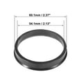 thumbnail image 5 of Unique Bargains 4pcs Plastic 54.1mm to 60.1mm Car Hub Centric Rings Wheel Spacer Black, 5 of 6
